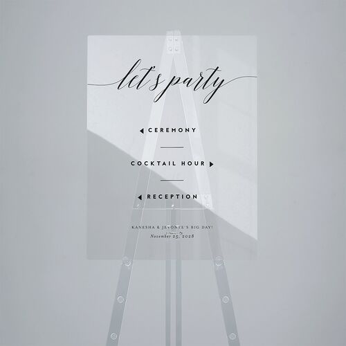 We Do Acrylic Direction Sign Medium Midnight Standard Acrylic M Direction