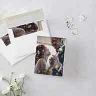 Romantic Calligraphy Foil Thank You Cards Gold