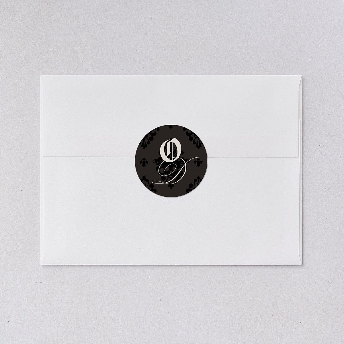 Til Death Gothic Photo Wedding Stickers Sand Circle