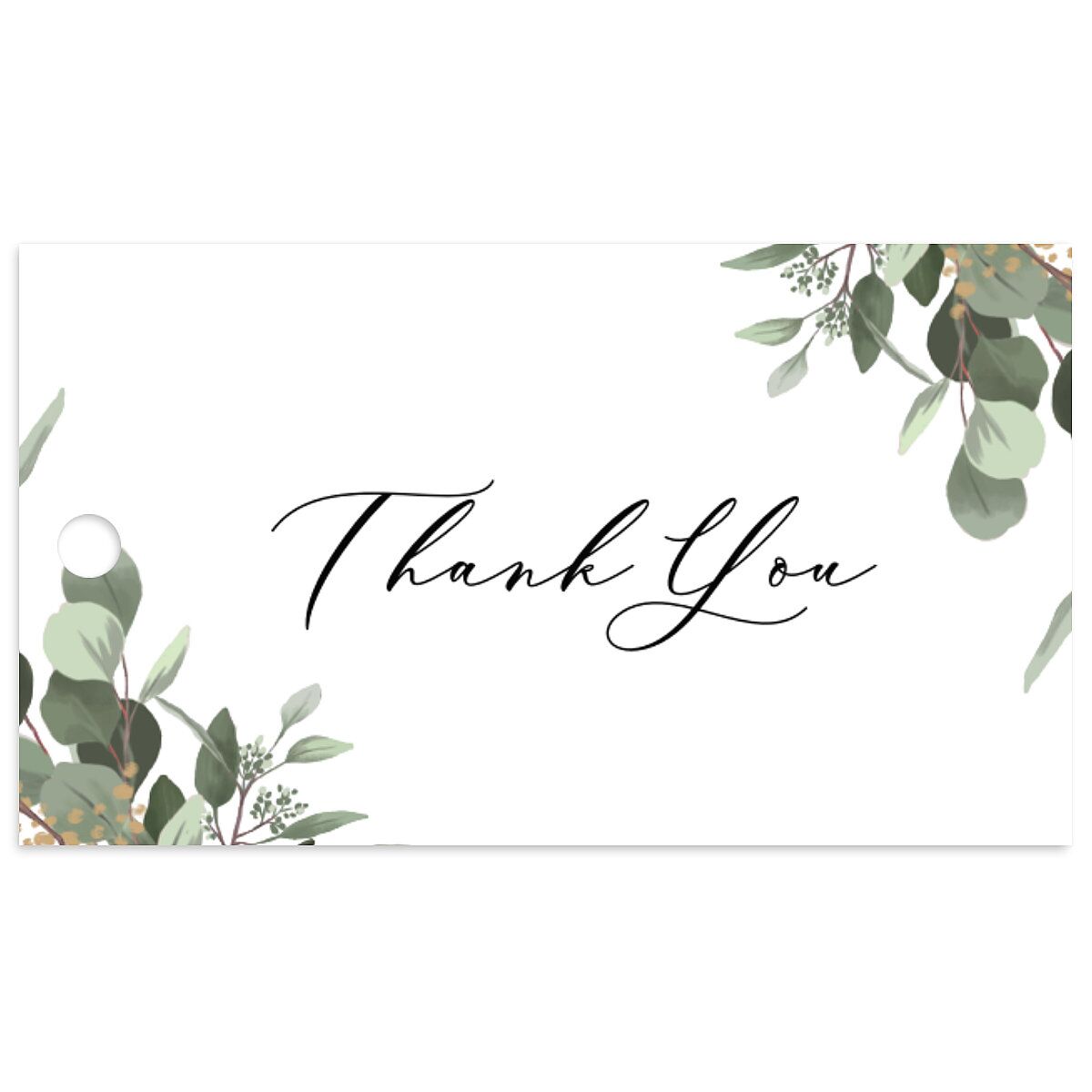 Eucalyptus Frame Favor Gift Tags