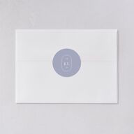 Glistening Wildflower Wedding Stickers Pure White Circle