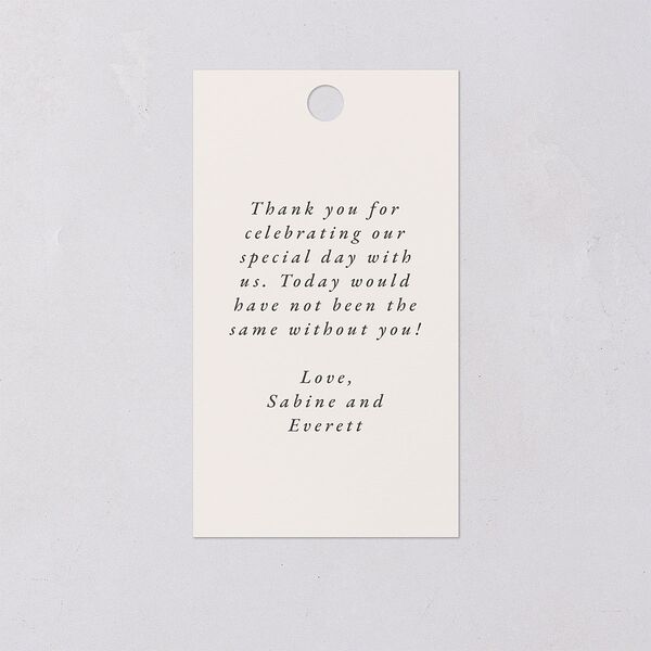 Gilded Fern Frame Botanical Favor Gift Tags Gold Linen Signature