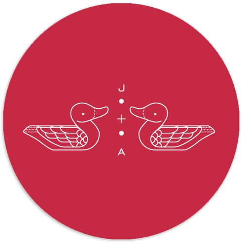 Eternal Devotion Wedding Stickers Garnet Circle