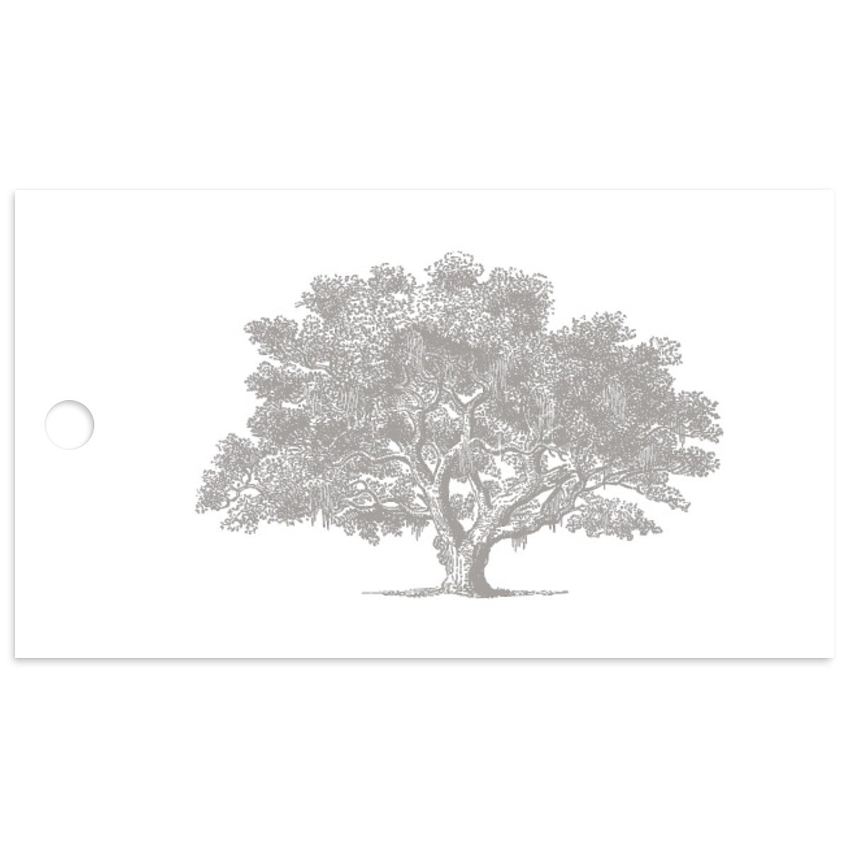Southern Oak Tree Favor Gift Tags