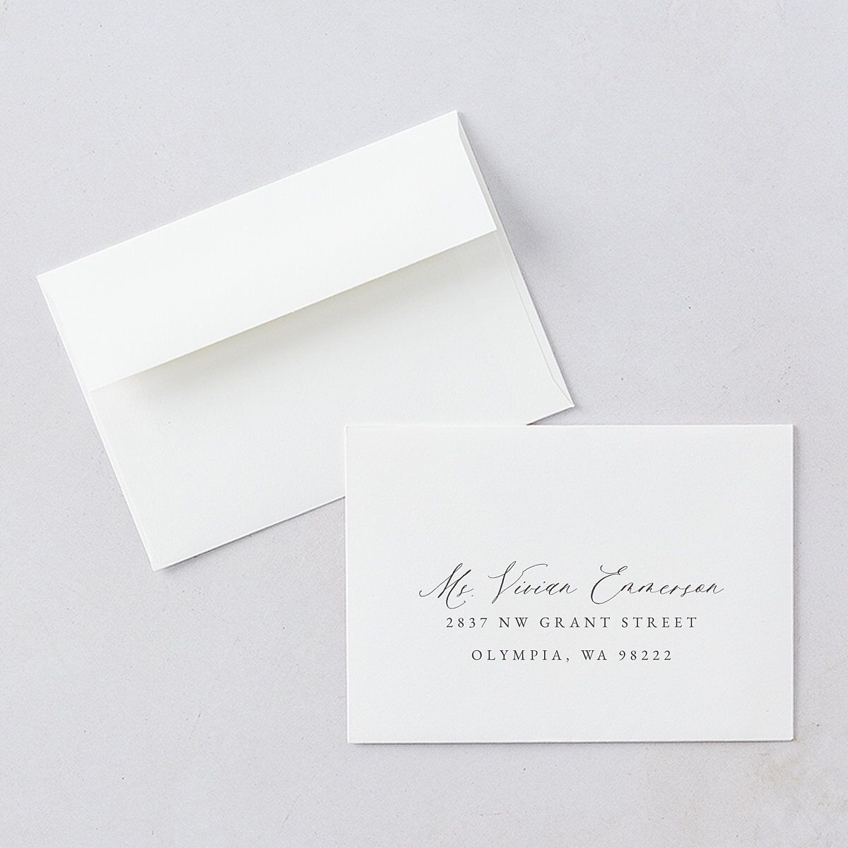 Beloved Floral Wedding Response Card Standard Envelopes — view 5