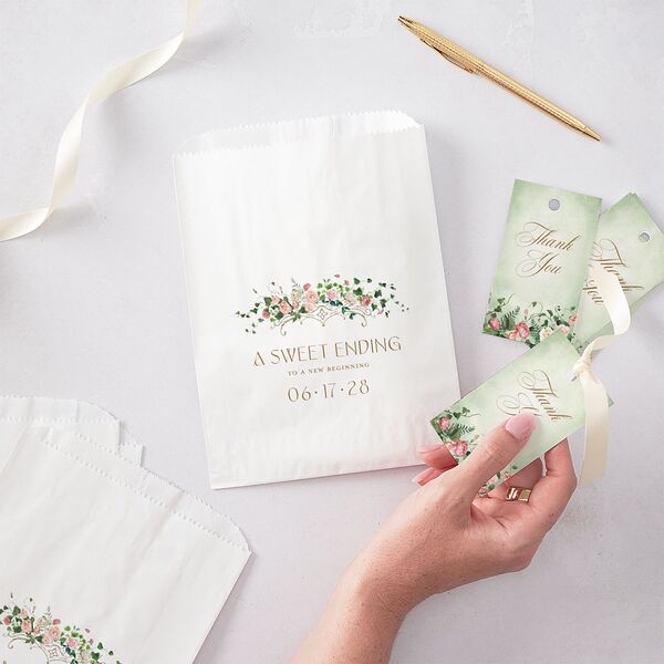Fairytale Garden Favor Gift Tags Sage Signature