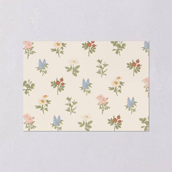 Floral Vintage Lattice Wedding Enclosure Cards Champagne Signature Standard
