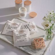 Western I Do BBQ Wedding Stickers Taupe Rounded