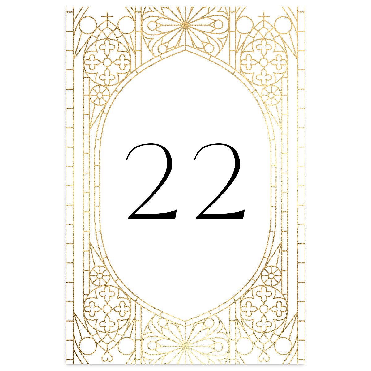 Chapel Arch Table Numbers