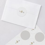 Lush Arch Wedding Stickers Pink Cotton