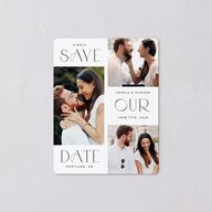 Beloved Union Save The Date Magnets Ocean Magnet Paper