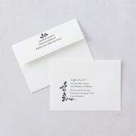 Arboretum Archway Rehearsal Dinner Invitations Licorice Signature Blank