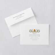 Medieval Renaissance Save the Date Cards Canary Signature smooth Blank Standard No