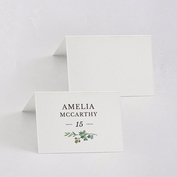 Leafy Hoops Place Cards Eucalyptus Signature