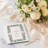 Celtic Knot Guest Books Hunter Green