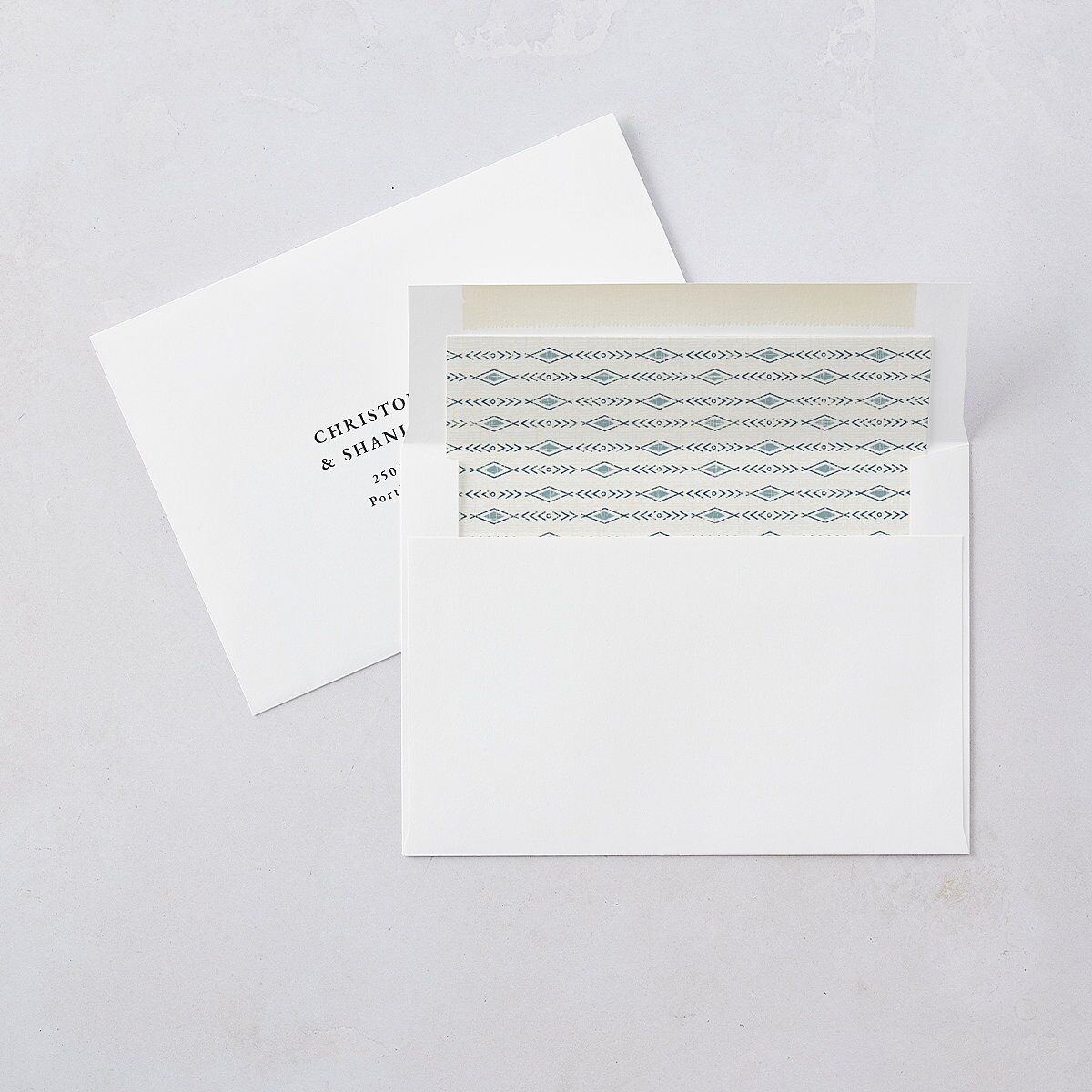 Vintage Mountain Standard Envelope Liners Dusty Blue Standard