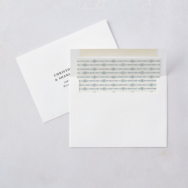Vintage Mountain Standard Envelope Liners Dusty Blue Standard