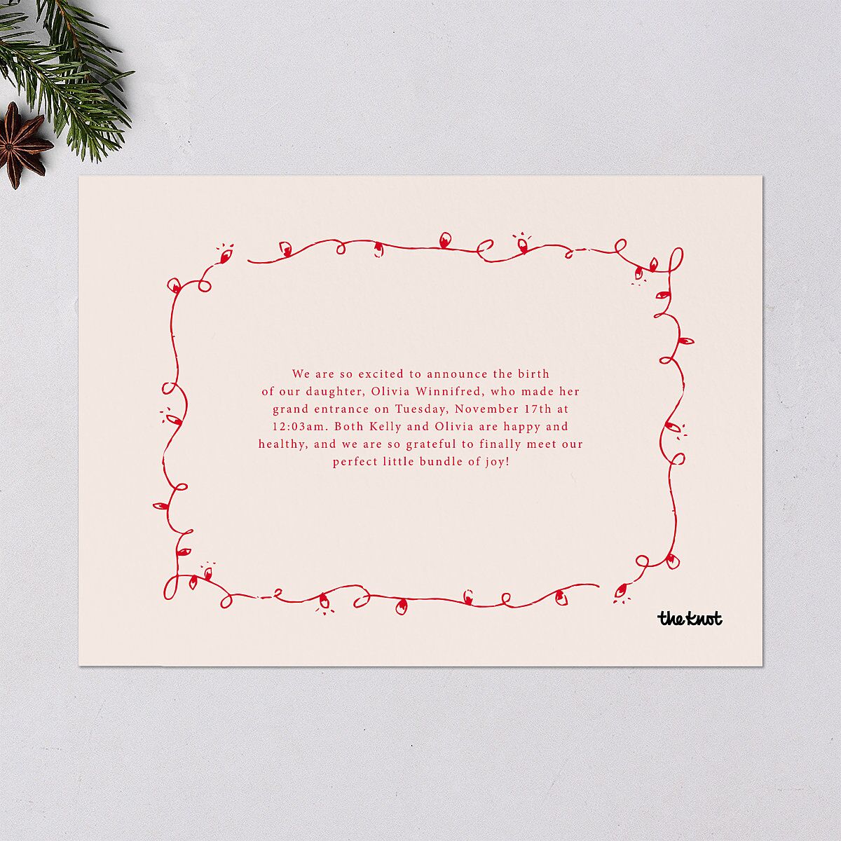 Whimsical Handwritten Home for the Holidays Photos Holiday Cards Photos Ruby Signature Blank Portrait Standard