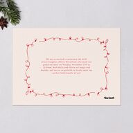 Whimsical Handwritten Home for the Holidays Photos Holiday Cards Photos Ruby Signature Blank Portrait  Standard