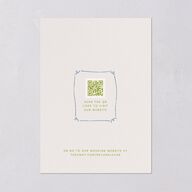 Modern Delicate Bows Wedding Invitations Peridot Signature Blank Standard No