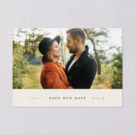 Enchanted Forest Save the Date Cards Dark Camo Signature smooth Blank No Standard