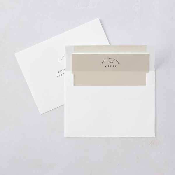 Arched Photo Wedding Invitations Sand Signature Blank No Standard