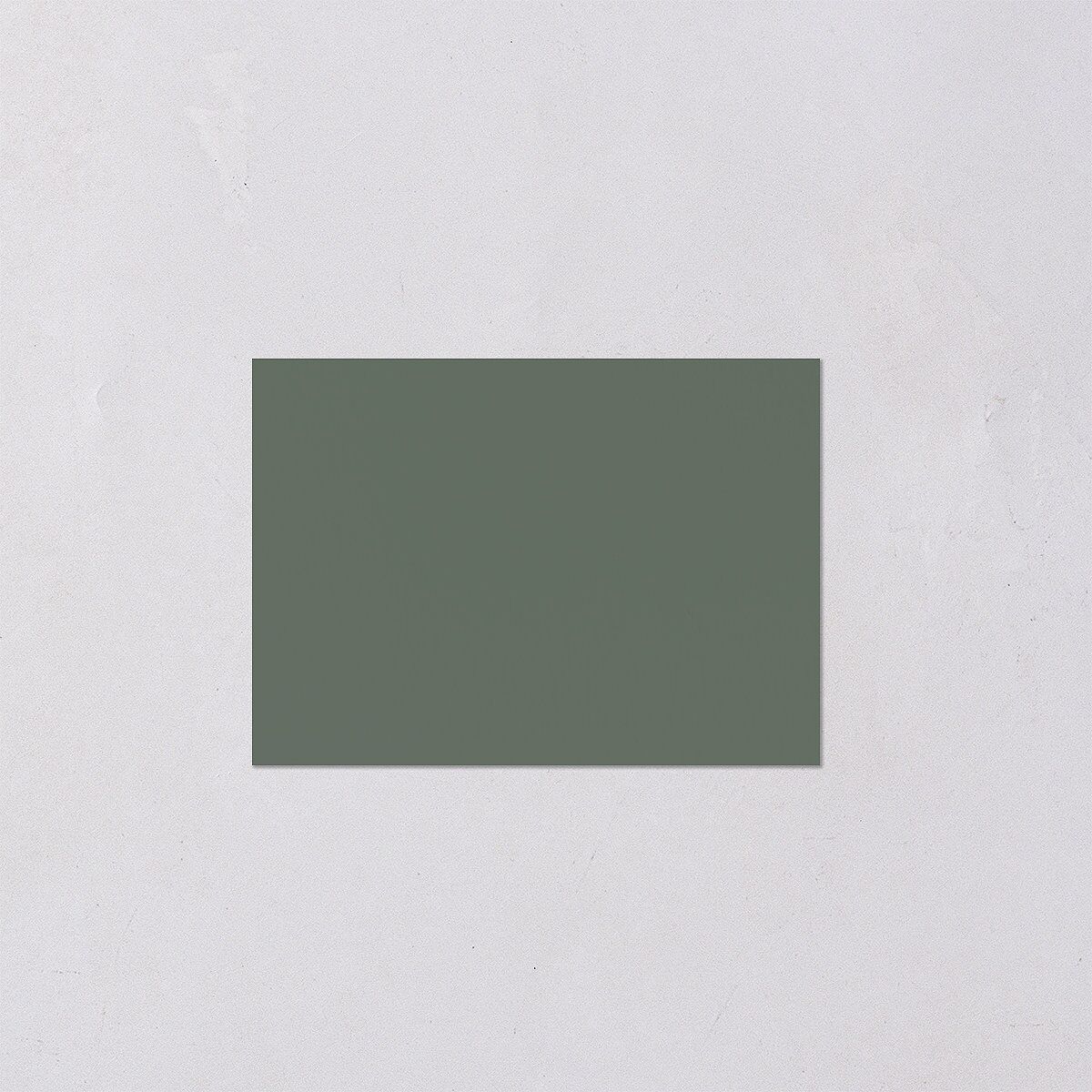 Simple Modern Wildflowers QR Code RSVP Cards Deep Olive Signature Standard