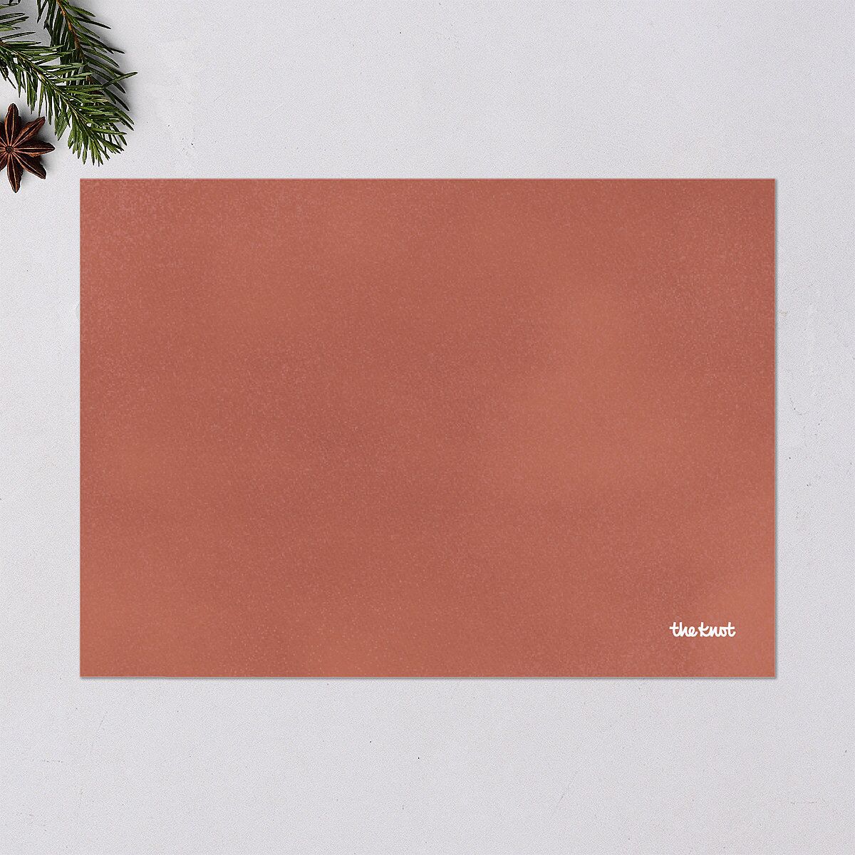Home for the Holidays Holiday Cards Chestnut Signature Blank Standard Landscape