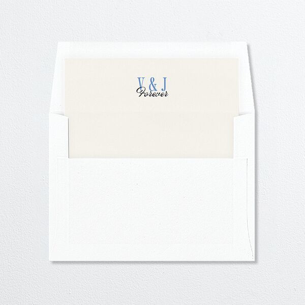 Wavy Frame Photo Envelope Liners Sea Blue Standard