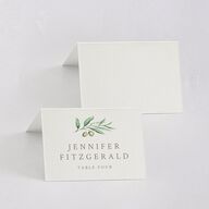 Painted Winery Place Cards Green Apple Signature