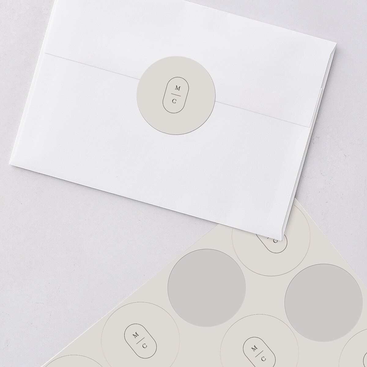 Southern Oak Tree Wedding Stickers Pure White Sticker