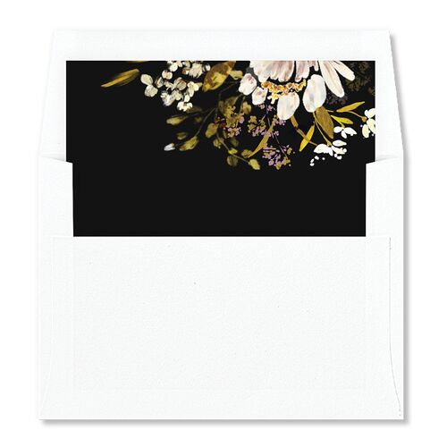 In Bloom Standard Envelope Liners Charcoal Standard
