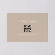 Rustic Botanical Frame Wedding Response Cards Pure White Signature Standard