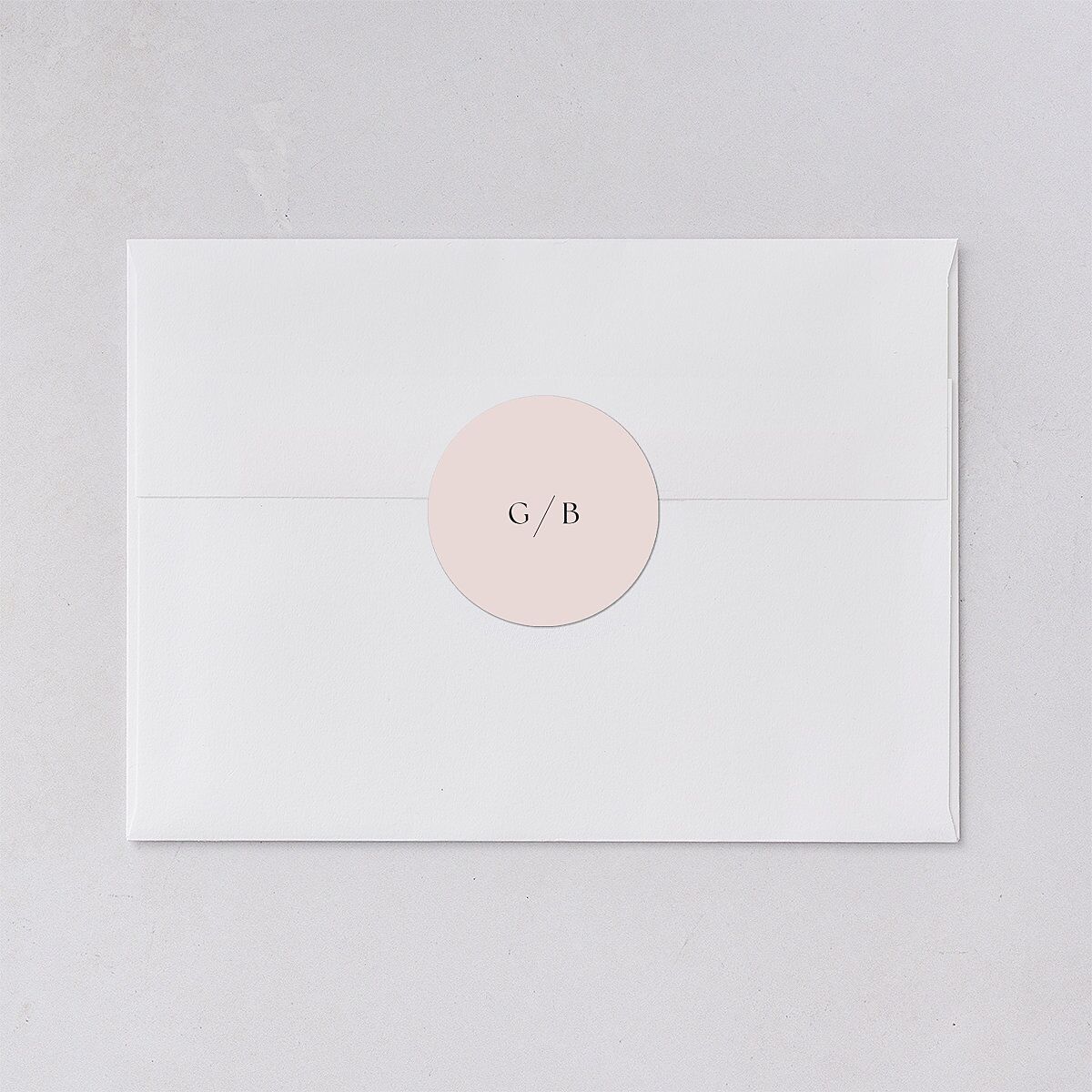 Pastel Garden Wedding Stickers Pink Cotton Circle