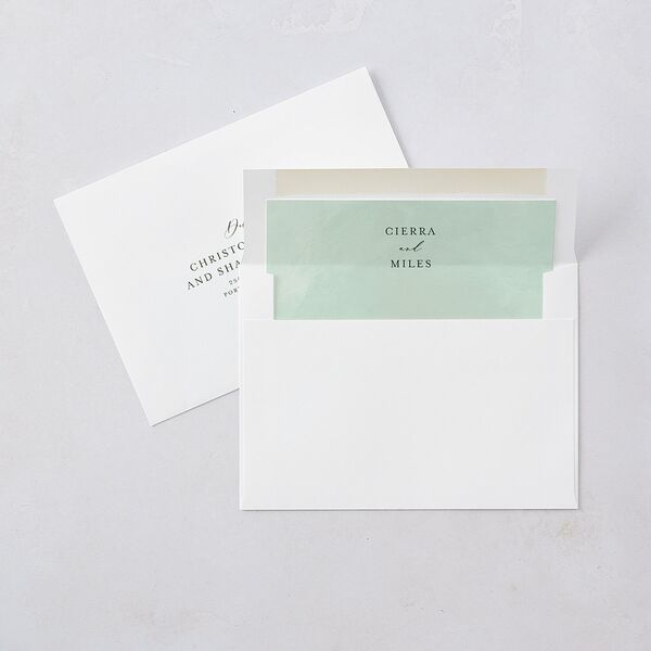 Emerald Forest Foil Wedding Invitations Gold Hunter Green Signature Blank No Standard