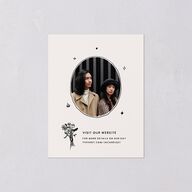 Hand Drawn Wedding Icons Photo Save the Date Petite Cards Champagne Signature smooth Blank No Standard
