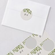 Block Print Wedding Stickers Meadow Sticker