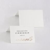 Delicate Frame Place Cards Gold Pure White Signature