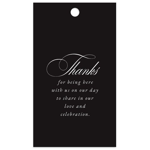 Formal Nautical Favor Gift Tags Midnight Signature