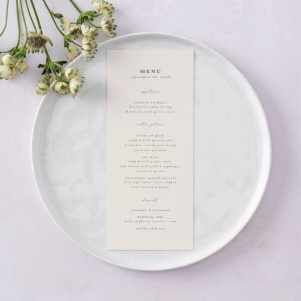 Enchanted Forest Menus Dark Camo Signature