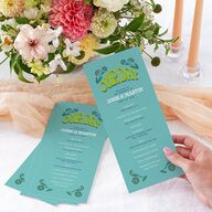 Wedstock Wedding Programs Sky Signature
