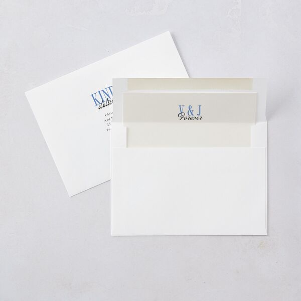 Wavy Frame Photo Rehearsal Dinner Invitations Sea Blue Signature Blank Standard