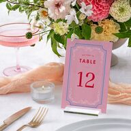 Cinematic Table Numbers Lily Signature