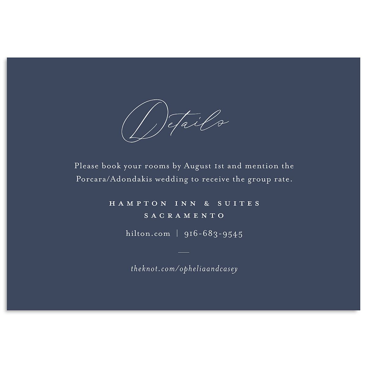 Stefana Crowns Wedding Enclosure Cards