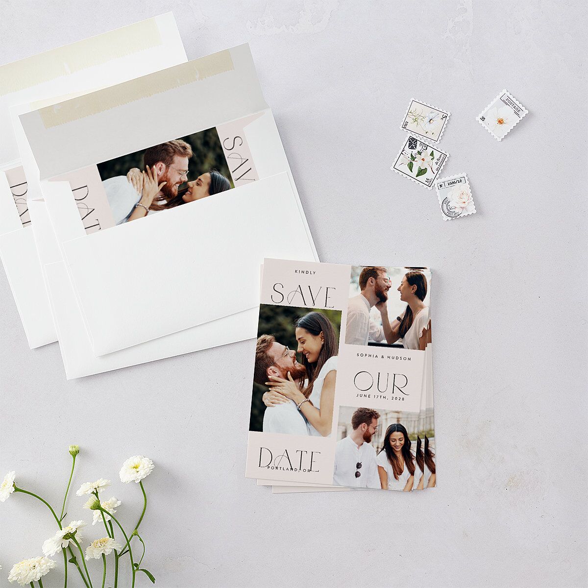 Beloved Union Save the Date Petite Cards — view 4