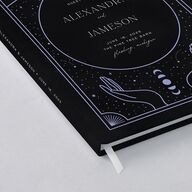 Written In The Stars Wedding Guest Book Midnight