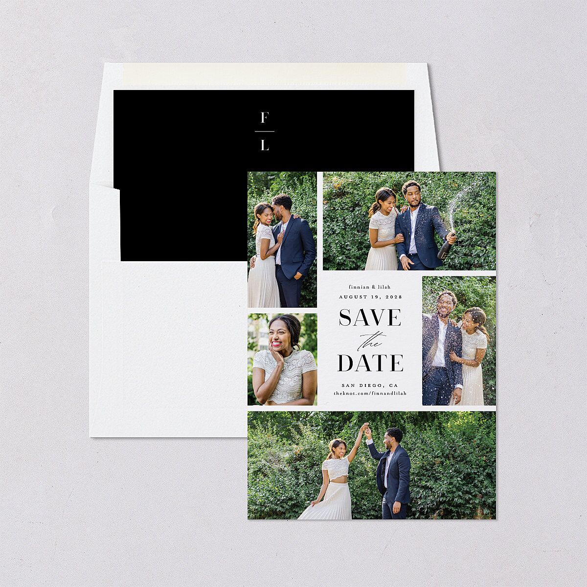 Portrait Gallery Save the Date Cards — view 4