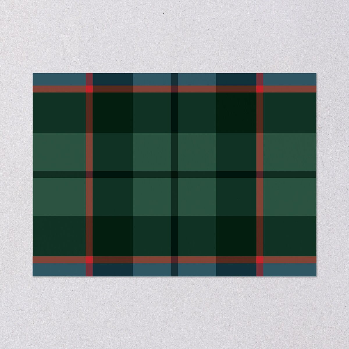 Tartan Crest Rehearsal Dinner Invitations Moody Blue Signature Blank
