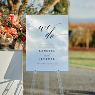 We Do Mirrored Acrylic welcome sign medium Midnight Mirrored Acrylic M Welcome Standard