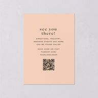 Desert Cactus Wedding Enclosure Cards Peach Fuzz Signature